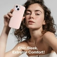 thumbnail image 3 of Entronix Silicone Back Cover Cell Phone Case for Apple iPhone 15 Plus, Rose Gold, 3 of 6