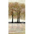 thumbnail image 2 of Charest, Doris 14x24 Black Ornate Wood Framed with Double Matting Museum Art Print Titled - Serene Forest  3, 2 of 4