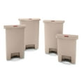thumbnail image 3 of Rubbermaid Commercial Streamline Resin Step-On Container, Front Step Style, 13 gal, Polyethylene, Beige, 3 of 10