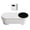 VoiceSensingSingle1, variant on Touchless Auto Flushing Device High Efficiency Automatic Sensors Toilet Flusher for Home and Public Use Enduring