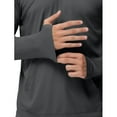 thumbnail image 6 of Fanxing Activewear Sun Shirts for Men Lightweight Hoodies Pullover Long Sleeve Rash Guard UPF 50+ Sun Protection UV SPF Shirts Dark Gray,XXL, 6 of 8