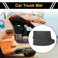 thumbnail image 2 of Unique Bargains Cargo Liner Trunk Mat Trunk Cargo Luggage Boot Tray Mat for Chevrolet for Chevy Trax 2024 Black TPE 1 Pc Flat Face Stripe Pattern Rear Anti-Slip, 2 of 7