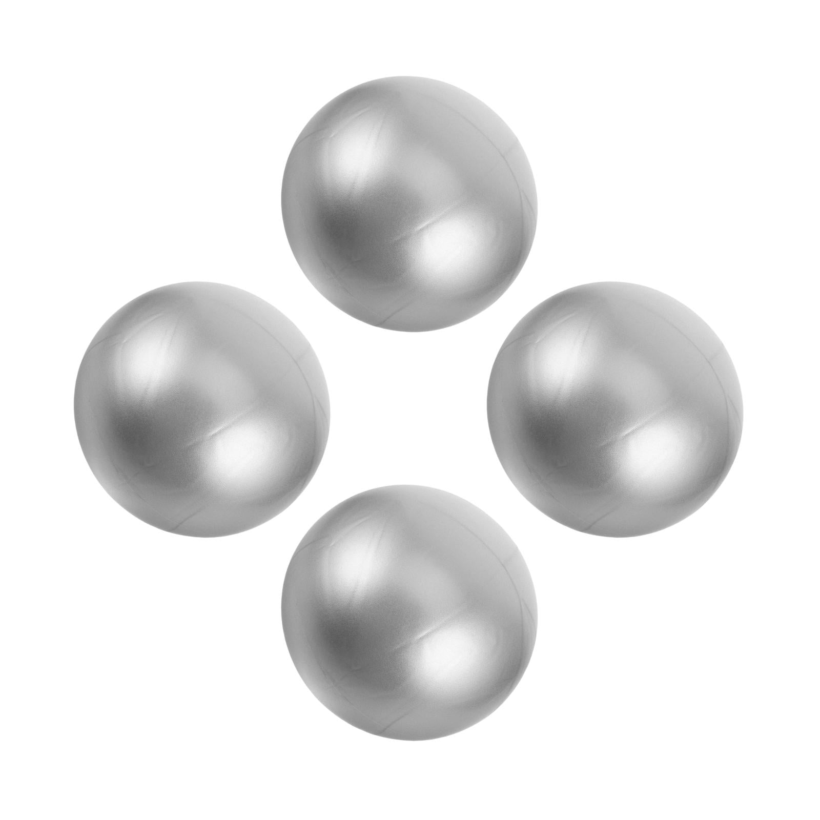 WORGEOUS 4pcs Mini Exercise Ball Pilates And Yoga Small Fitness Ball For Home Workouts And Physical Soft And Flexible Pvc