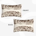 thumbnail image 4 of Daiia Western Desert Cowboys2 Bedding Waterproof Pillow Protector Zippered Queen – Bed Bug Proof Pillow Encasement-14"x20", 4 of 9