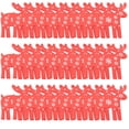 thumbnail image 2 of Bewildely Paquete de 100 adornos colgantes Material de primera Colgante de Artesanía Diseño único Decoración navideña Rodajas de Kits de decoración para fiestas rojo blanco Weihnachtsbaum Bewildely HA059725-04B, 2 of 6