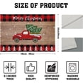 thumbnail image 3 of Merry Christmas Placemats Set of 4, Winter Snowflake Xmas Truck Table Mats, 12 x 18in Washable Heat Resistant Red Black Buffalo Plaid Place Mats Decorations for Kitchen Dining Table Party, 3 of 6