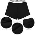 thumbnail image 3 of Ruisita 2 Pack Girl Boy Cut Low Rise Shorts Comfortable Dance and Bike Shorts Skirt Shorts for Teenagers, 3 of 6