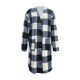 thumbnail image 4 of Puntoco, blusas de felpa con botones a la moda para mujer, cárdigan holgado con estampado a cuadros y bolsillo, chaqueta, liquidación Puntoco Puntoco-210, 4 of 5