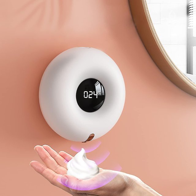 Dispensador automático de jabón, Dispensador de jabón montado en la pared, Dispensador de jabón líquido, Dispensador de jabón en espuma, T