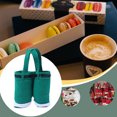 thumbnail image 3 of Bolsa de dulces portátil Papá Noel Pantalones Canasta de pantalones con asa Vino Feliz Navidad Año nuevo Regalo Decoración del banquete de boda Verde M Advancent HA009245-05, 3 of 6