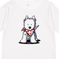 thumbnail image 4 of Inktastic Westie In Bandana Boys or Girls Long Sleeve Toddler T-Shirt, 4 of 5