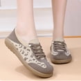 thumbnail image 2 of oqasdz Women Casual Shoes Leopard Print Slip On Loafers Breathable Mesh Walking Shoes Comfortable Flat Sole Trendy Versatile Summer Outdoor, 2 of 6