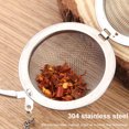 thumbnail image 2 of Youkk Infuseur à Thé en Maille d'Acier Inoxydable avec Chaîne, Diffuseur Intercalaire pour Drainage, Rinçage, Café, Riz, m, 2 of 9