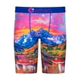 thumbnail image 1 of Ethika Mens Staple Boxer Brief | Magic Mushiez (BLP, X-Large) Blue/Purple, 1 of 4