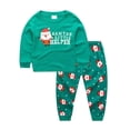 thumbnail image 1 of Conjunto de pijamas de Navidad para niños, ropa de dormir de algodón para bebés, ropa de dormir para niños pequeños, pijama de manga larga, 1 of 4