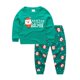 thumbnail image 2 of Conjunto de pijamas para bebés y niños, ropa de algodón supercálida, camiseta, pantalones a rayas, 2 piezas, novedad, navidad, 2 of 4