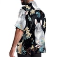 thumbnail image 3 of Tmall Men's Button Down Hawaiian Print Short Sleeve Casual Summer Beach Shirts, 3 of 6