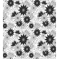 thumbnail image 3 of Ambesonne Vintage Duvet Cover Sets, Flowers Bridal Floral, 2-Twin, White Black, 3 of 4