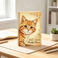 thumbnail image 4 of QISIWOLE Yellow 2027-2030 Monthly Planner Notebook with Cute Cat Cover, 5.8x8.3in Spiral Bound Agenda for Women, 5 Year Calendar Planner with Monthly Tabs, Learning Office Supplies, 4 of 7