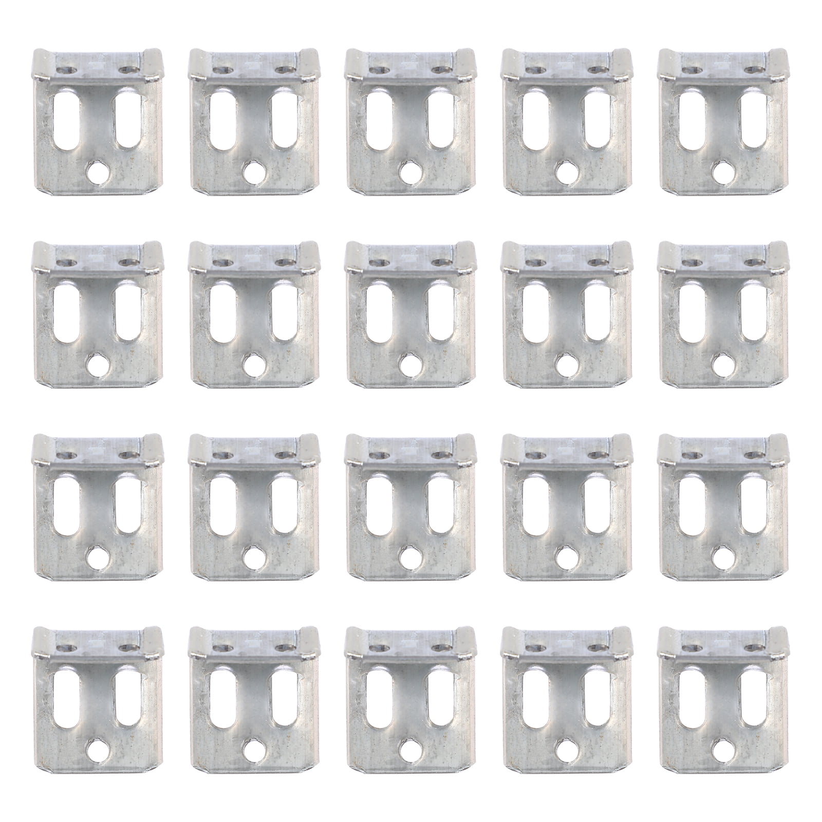 Uxcell 12-Pack Sofa Repair Spring Clips – 5-Hole Upholstery S-Spring Buckle For Furniture Fixes