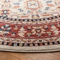 thumbnail image 3 of SAFAVIEH Charleston Cheshunt Oriental Area Rug, Ivory/Red, 6'7" x 6'7" Round, 3 of 10