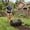 Orange, variant on Barara King 24 Inch Lawn Compost Spreader Peat Moss Roller with Height Adjustable T-Shaped Handle for Yard Garden Care, Orange