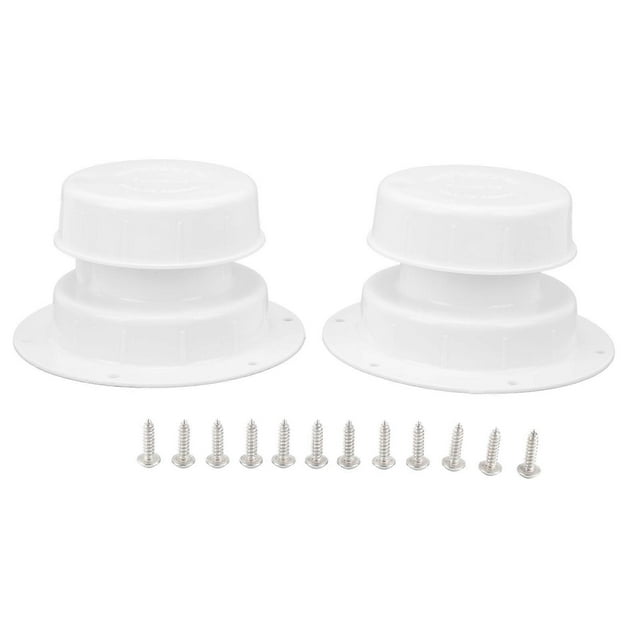 2 Pack RV Camper Trailer Vent Hose Heat Resistant Erosion Resistant Vent Caps