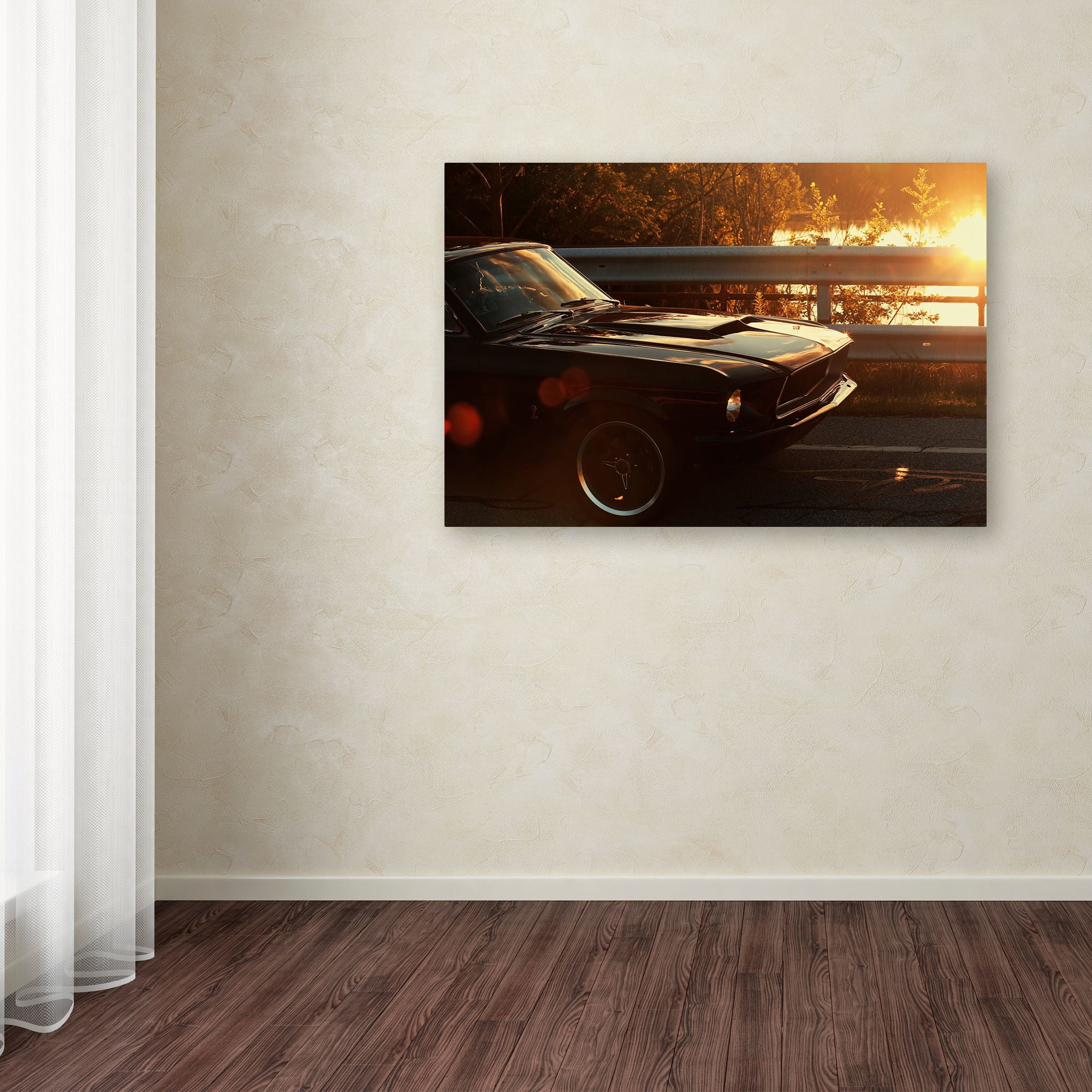 Trademark Fine Art "67 Mustang" Canvas Art by Jason Shaffer