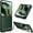 Green, variant on ELEHOLD Case For Motorola Razr 2025/2024 with Built-in Screen Protector, Rugged Shockproof Foldable Invisible Kickstand Non-Slip  Anti-Scratch Full Body Protection Case Cover,A