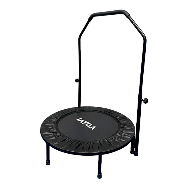 Trampolín 36 Pulgadas con Barandal Tayga color negro.