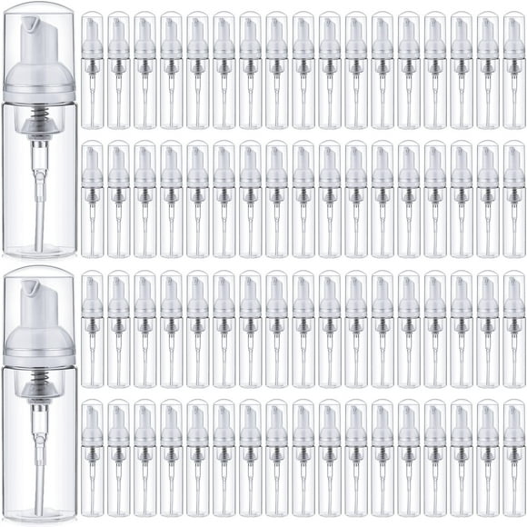 Dispensadores de jabón en espuma Boao, 70 unidades, 60 ml, recargables para viajes
