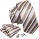 thumbnail image 2 of Set de corbatas Barry.Wang Classic Stripe Silk 150x8,5 cm, 2 of 8