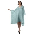 thumbnail image 3 of Moomaya Georgette Ladies Kaftan Holiday Loungewear Midi Dress Beach Coverup, 3 of 6