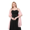 thumbnail image 5 of Solid Color Thin Chiffon Evening Dress Shawl Bride Bridesmaid Wedding Dress Cheongsam Party Shawl Scarf, 5 of 8