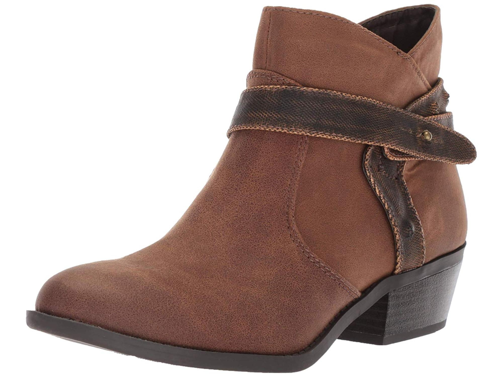 white mountain davenport western ankle booties