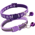 thumbnail image 6 of Puppy Collar with Bell, 2-Pack Reflective Strip Girl's Cat Collars with Bells, Nylon Small Dog Collars with Bells Adjustable for Puppy XXS XS Small Female Dogs Kitten, 6 of 6