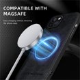 thumbnail image 6 of Allytechgroup Magnetic for iPhone 13 Case, Compatible with MagSafe Support Magnetic Car Phone Mount PU Leather Slim Phone Case for Women Men for iPhone 13, Black, 6 of 10