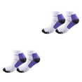 thumbnail image 1 of kurtrusly 1/2/3/5 2 Pcs/ensemble Chaussettes de Compression pour Femmes Performance et Réduction de la Fatigue Soulage Violet G/TG 2 Pcs, 1 of 6