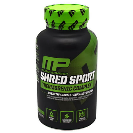 MusclePharm Shred Sport Thermogenic Weight Loss Capsules, 60