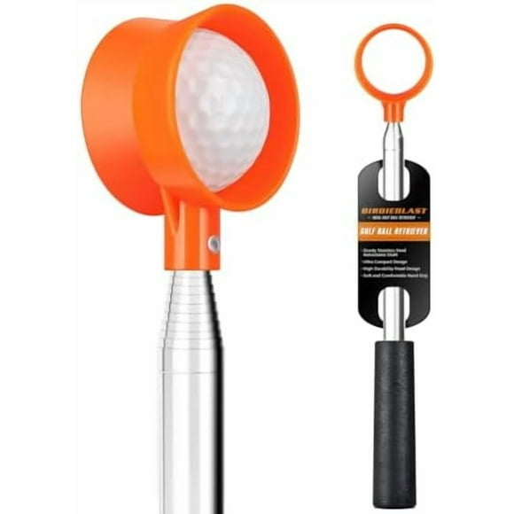 Golf Ball Retriever Telescopic for Water, 9Ft/12Ft/17Ft/20Ft Stainless Steel Golf Ball Retriever, Professional Golf Ball Retriever(20Ft)