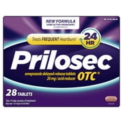 Prilosec OTC Heartburn Relief, Omeprazole, Acid Reducer Tablets, 28 Ct