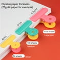 thumbnail image 2 of pitrice 16 Pcs Pinces à Sacs Papier Photo Robuste pour Aliments Reliure Plastique Pince à Papier Organisateur à Ressort Billet Note Pli Dortoir Bureau Rose Rouge G, 2 of 9