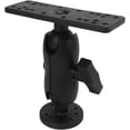 thumbnail image 1 of Yazoeia Fish Finder Mount, Universal 360 Degree Rotation Fishfinder Mounting Plate, Boat Fish Finder Electronics Holder CJC912-198664, 1 of 9