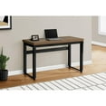 thumbnail image 6 of Computer Desk, Home Office, Standing, Adjustable, 48"L, Work, Laptop, Metal, Laminate, Walnut, Black, Contemporary, Modern, 6 of 15