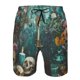 thumbnail image 3 of Balery Baroque Floral Still Life Traje de Baño Estilo Hawaiano para Hombre, Shorts de Secado Rápido con Bolsillos-3X-Large, 3 of 6