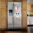 thumbnail image 3 of VONKY Easter Bunny Refrigerator Sticker Rabbit Lodestone Decoration Fridge Door Stickers Window Decals Without Glue for Home, 3 of 9