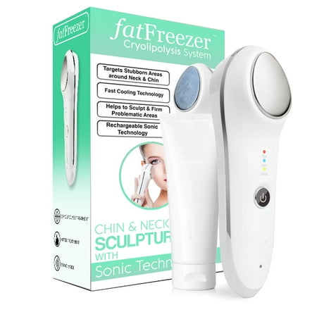 Fat Freezer Chin & Neck Sculpting System - 3 Mode Facial Toning and Shaping System - Targets Double Chin (Best Exercise For Chin Fat)