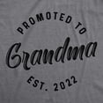 thumbnail image 2 of Womens Promoted to Grandma 2023 and 2022 T Shirt Funny New Baby Family Grandmother Tee Womens Graphic Tees, 2 of 7