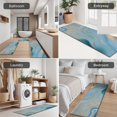 thumbnail image 5 of Blue Marble Gold Wave Pattern Kitchen Rugs Sets Of 3,Kitchen Runner Rugs Non Skid Washable,Decorative Kitchen Floor Mats for Kitchen,Sink,Laundry,17"x30"+ 17"x47" + 17"x59", 5 of 6
