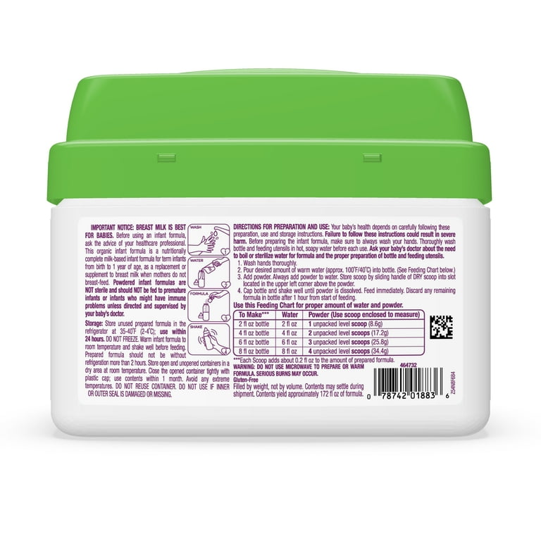 Parents choice organic formula sales